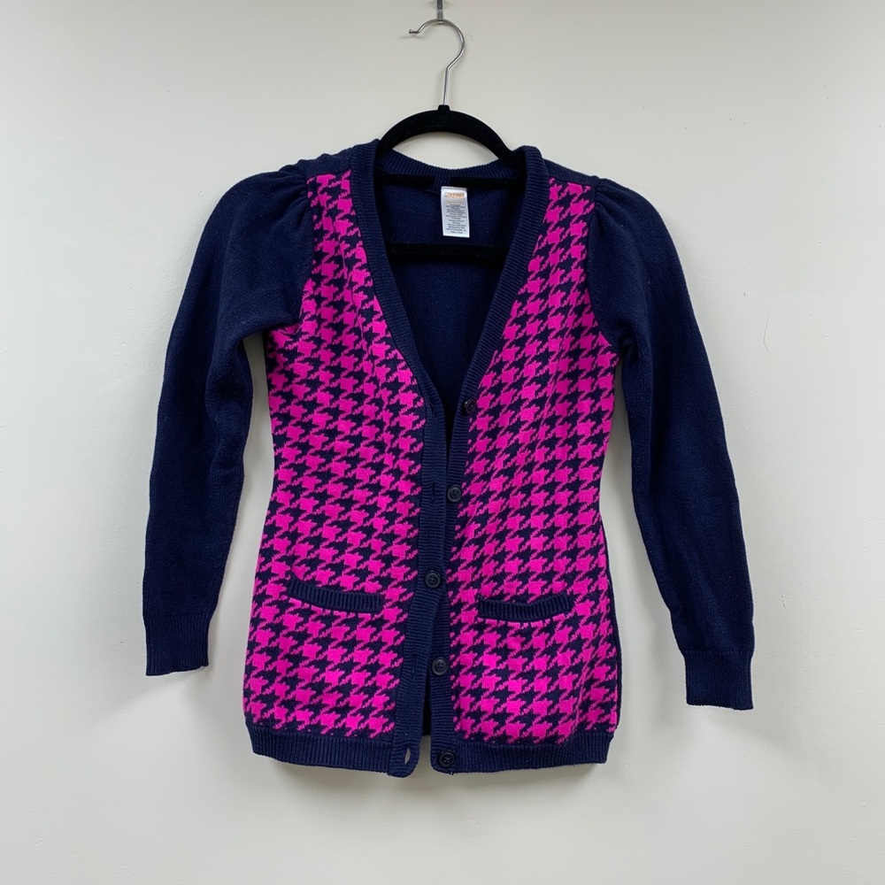 patterned cardigan